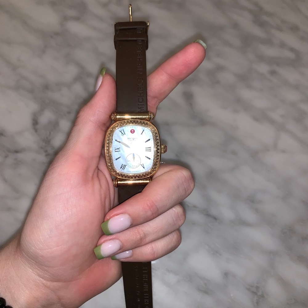 Michele watch with diamonds